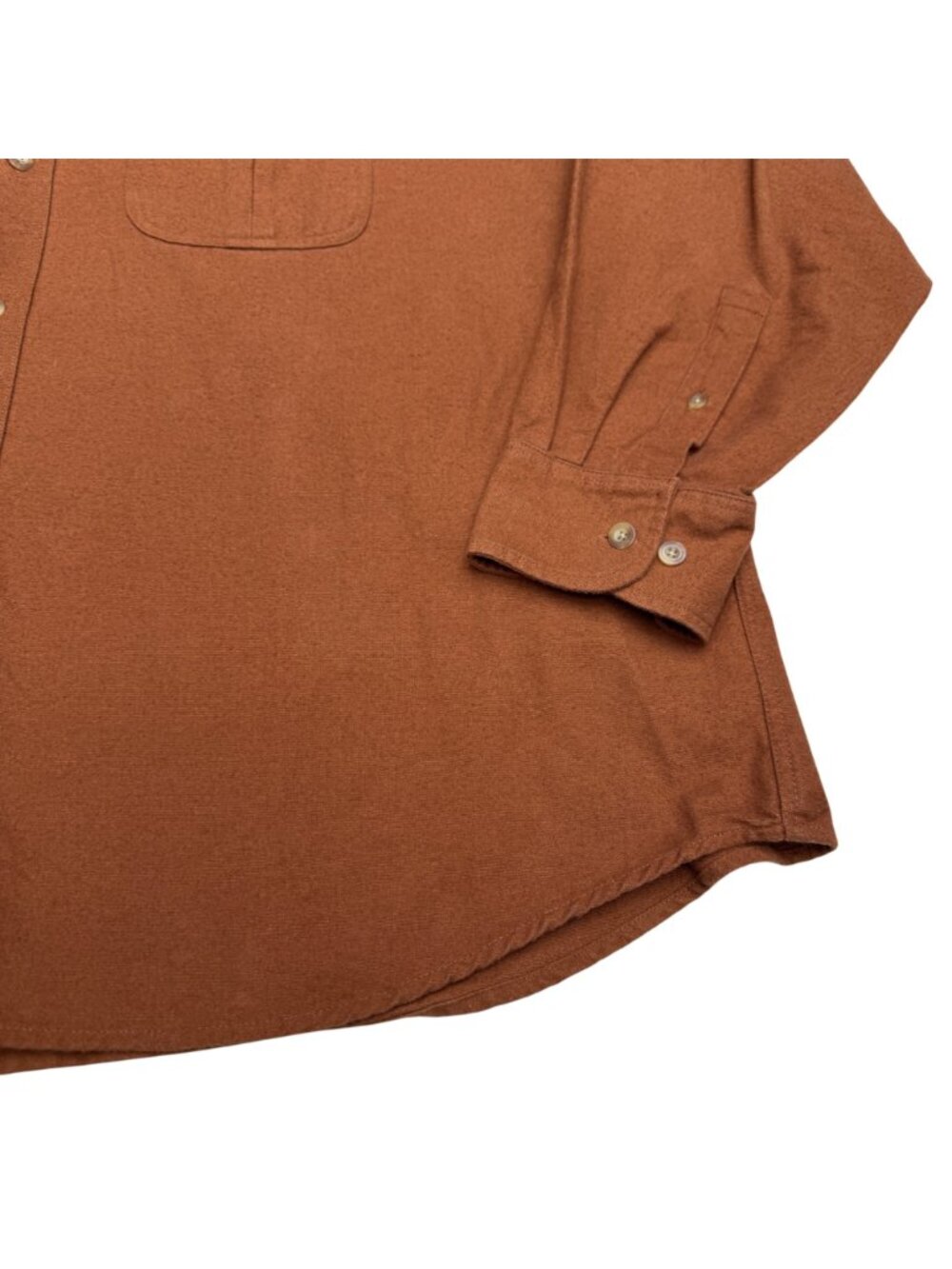 Cabela's Brown Deerskin Soft Chamois Men's Button Front LS Shirt, Size 2XL - Picture 4 of 7